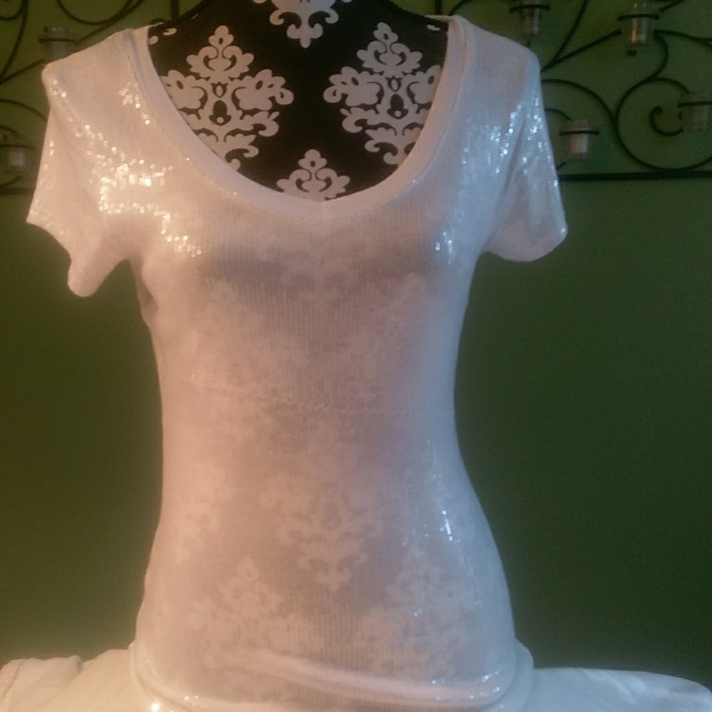 LOVE TEASE Sequin Top